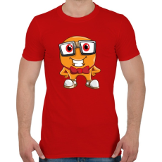 PRINTFASHION Geek - Férfi póló - Piros