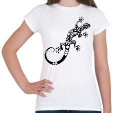 PRINTFASHION Gekkó - Női póló - Fehér női póló