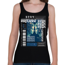 PRINTFASHION Gemini - Streetwear style - Női atléta - Fekete