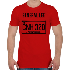 PRINTFASHION GENERAL LEE - Férfi póló - Piros