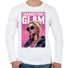 PRINTFASHION Gengszter Barbie - Férfi hosszú ujjú póló - Fehér