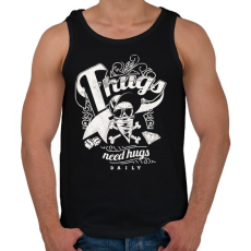 PRINTFASHION Gengszterek - Férfi atléta - Fekete