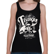 PRINTFASHION Gengszterek - Női atléta - Fekete női trikó