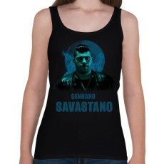 PRINTFASHION GENNARO SAVASTANO- GOMORRAH - Női atléta - Fekete