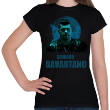 PRINTFASHION GENNARO SAVASTANO- GOMORRAH - Női póló - Fekete női póló