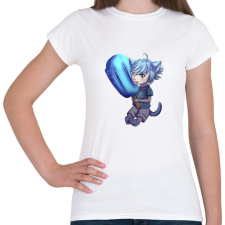 PRINTFASHION Genshin cat Chongyu - Női póló - Fehér női póló