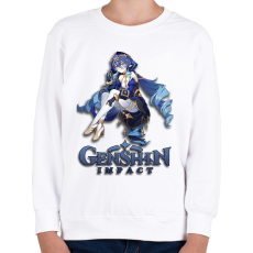 PRINTFASHION Genshin Impact - Gyerek pulóver - Fehér