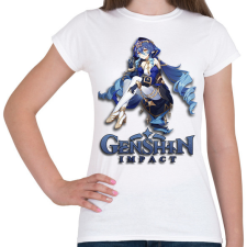 PRINTFASHION Genshin Impact - Női póló - Fehér női póló
