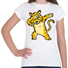 PRINTFASHION Gepárd dab. - Női póló - Fehér