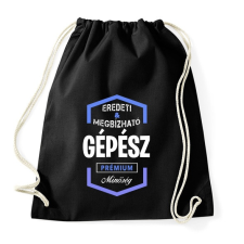 PRINTFASHION Gépész prémium minőség - Sportzsák, Tornazsák - Fekete tornazsák