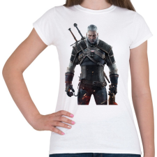PRINTFASHION Geralt - Női póló - Fehér női póló