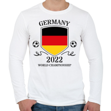 PRINTFASHION Germany 2022 - Férfi hosszú ujjú póló - Fehér férfi póló