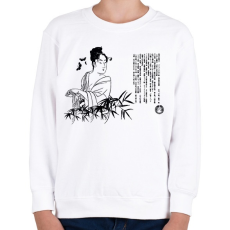 PRINTFASHION Gésa - Gyerek pulóver - Fehér