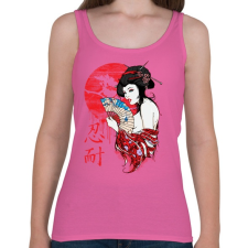 PRINTFASHION Gésa - Női atléta - Rózsaszín női trikó