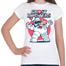 PRINTFASHION Ghost busters alien - Női póló - Fehér női póló