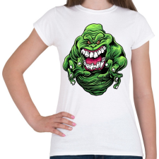 PRINTFASHION Ghost Busters Slimer - Női póló - Fehér női póló