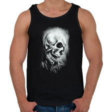 PRINTFASHION Ghost Rider - Férfi atléta - Fekete atléta, trikó