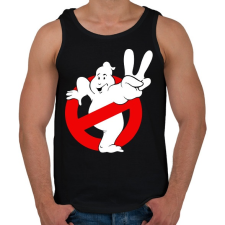 PRINTFASHION Ghostbusters - Férfi atléta - Fekete atléta, trikó