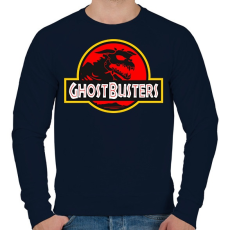 PRINTFASHION Ghostbusters - Férfi pulóver - Sötétkék