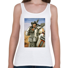 PRINTFASHION Gibraltar - Apex Legends - Női atléta - Fehér női trikó