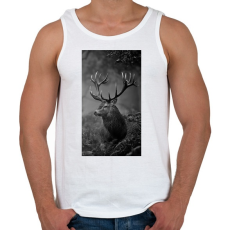 PRINTFASHION Gímszarvas - Férfi atléta - Fehér