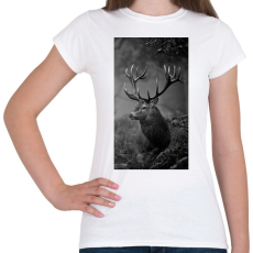 PRINTFASHION Gímszarvas - Női póló - Fehér