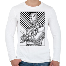 PRINTFASHION Gingerbread - Férfi hosszú ujjú póló - Fehér