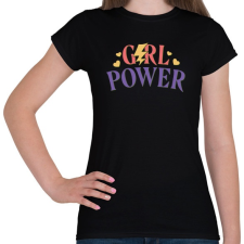 PRINTFASHION Girl power - erős nők - Női póló - Fekete női póló