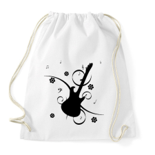 PRINTFASHION Gitár - Sportzsák, Tornazsák - Fehér tornazsák