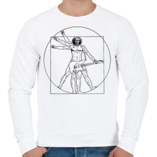 PRINTFASHION Gitáros ember - Férfi pulóver - Fehér férfi pulóver, kardigán