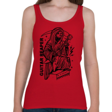 PRINTFASHION Gitáros halál  - Női atléta - Cseresznyepiros