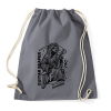 PRINTFASHION Gitáros halál  - Sportzsák, Tornazsák - Grafitszürke