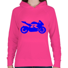PRINTFASHION Gixer - Női kapucnis pulóver - Fukszia