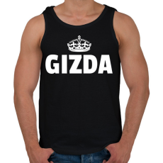 PRINTFASHION GIZDA - Férfi atléta - Fekete