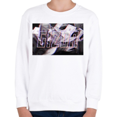PRINTFASHION Gizda - Gyerek pulóver - Fehér