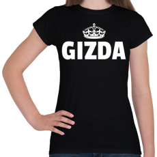 PRINTFASHION GIZDA - Női póló - Fekete