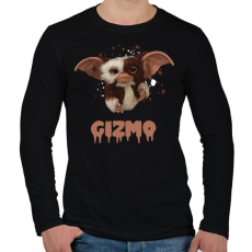 PRINTFASHION GIZMO - Férfi hosszú ujjú póló - Fekete