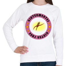 PRINTFASHION Gluten free 4 - Női pulóver - Fehér