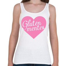 PRINTFASHION gluten-free-love-pink - Női atléta - Fehér