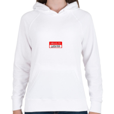 PRINTFASHION Gluten Free - Női kapucnis pulóver - Fehér