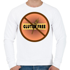 PRINTFASHION Glutenfree2 - Férfi pulóver - Fehér férfi pulóver, kardigán
