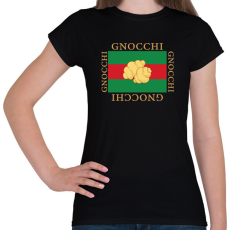 PRINTFASHION Gnocchi - parody - Női póló - Fekete