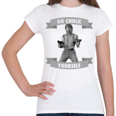 PRINTFASHION go chuck yourself - Női póló - Fehér