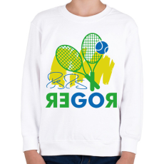 PRINTFASHION Go Roger - Gyerek pulóver - Fehér