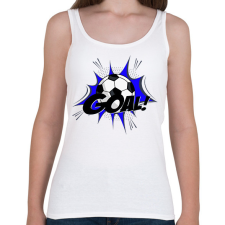 PRINTFASHION Goal - Női atléta - Fehér női trikó