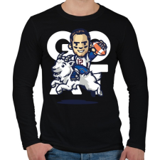 PRINTFASHION GOAT - Férfi hosszú ujjú póló - Fekete férfi póló