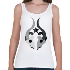 PRINTFASHION goat-skull - Női atléta - Fehér női trikó
