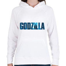 PRINTFASHION Godzi - Női kapucnis pulóver - Fehér