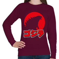 PRINTFASHION Godzi - Női pulóver - Bordó