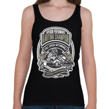 PRINTFASHION gokart - Női atléta - Fekete női trikó